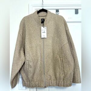 Zara Overside Boucle Jacket